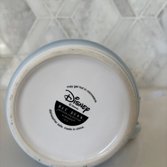 TWO PACK Rae Dunn New Disney Blue White Gradient Wide Stitch Mug - Picture 8 of 10